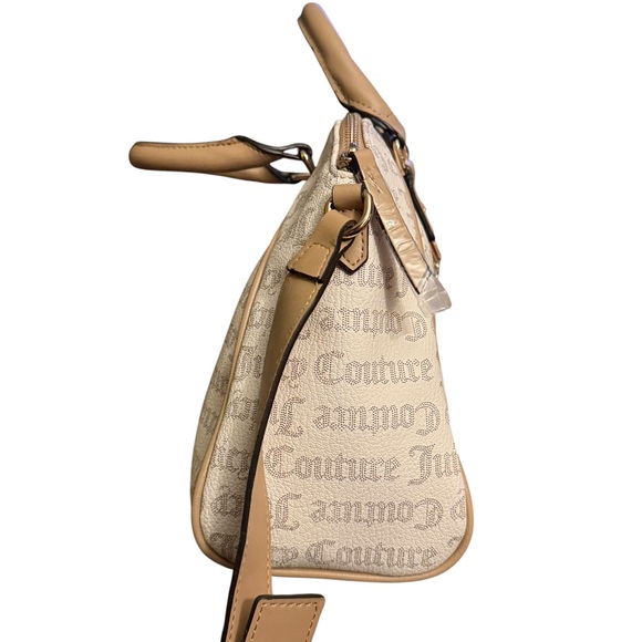 Juicy Couture Eastside Westside white Pecan Satchel crossbody bag - Picture 4 of 8